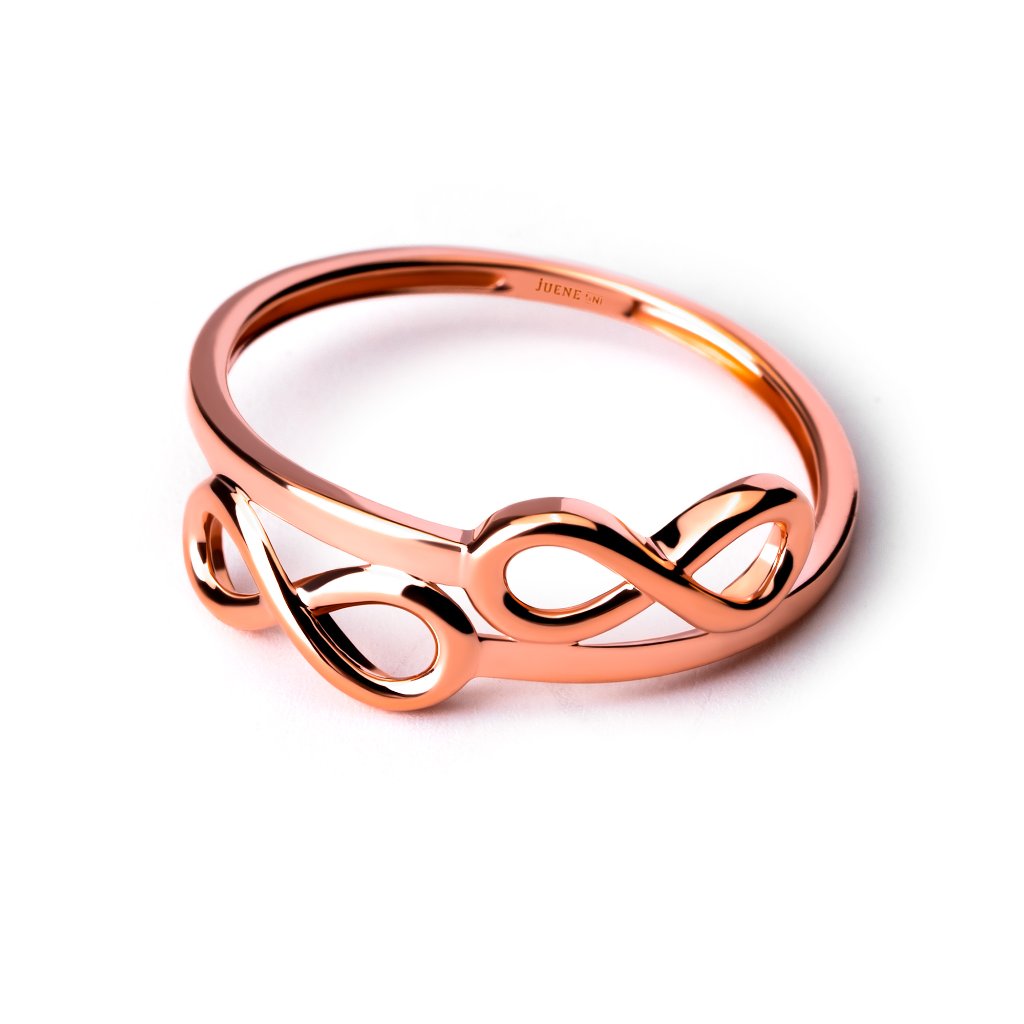 Cincin Emas 8K - Infinity Gold Ring - Terra Collection - Juene Jewelry