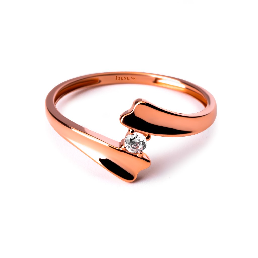 Cincin Emas 8K - Xena Gold Ring 02 - Terra Collection - Juene Jewelry