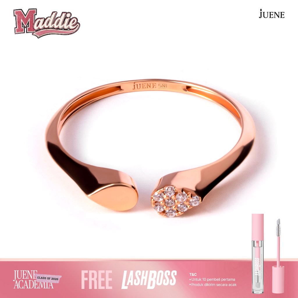 Cincin Emas 8K - Sienna Gold Ring - Maddie Collection - Juene Jewelry