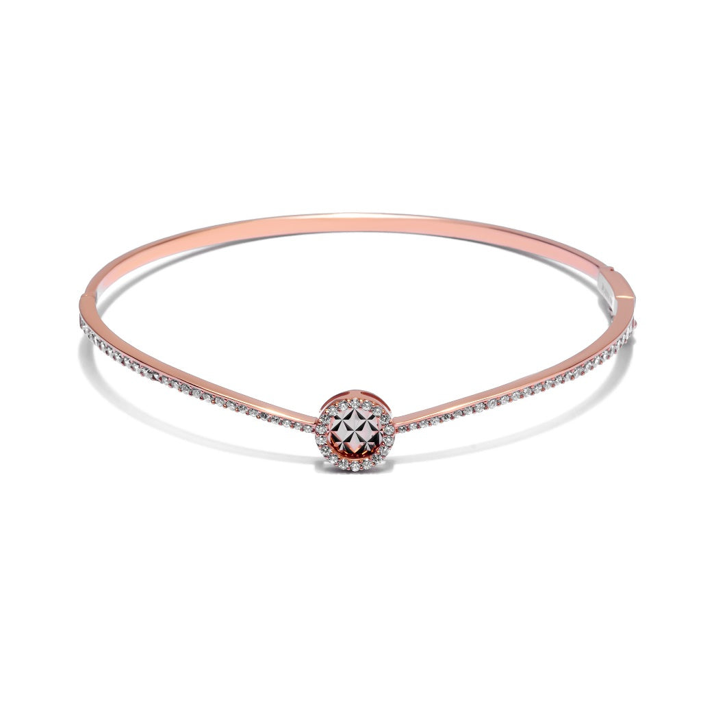 Gelang Emas 7k - Octa Gold Bangle - Luxxe 03 Collection - Juene Jewelry