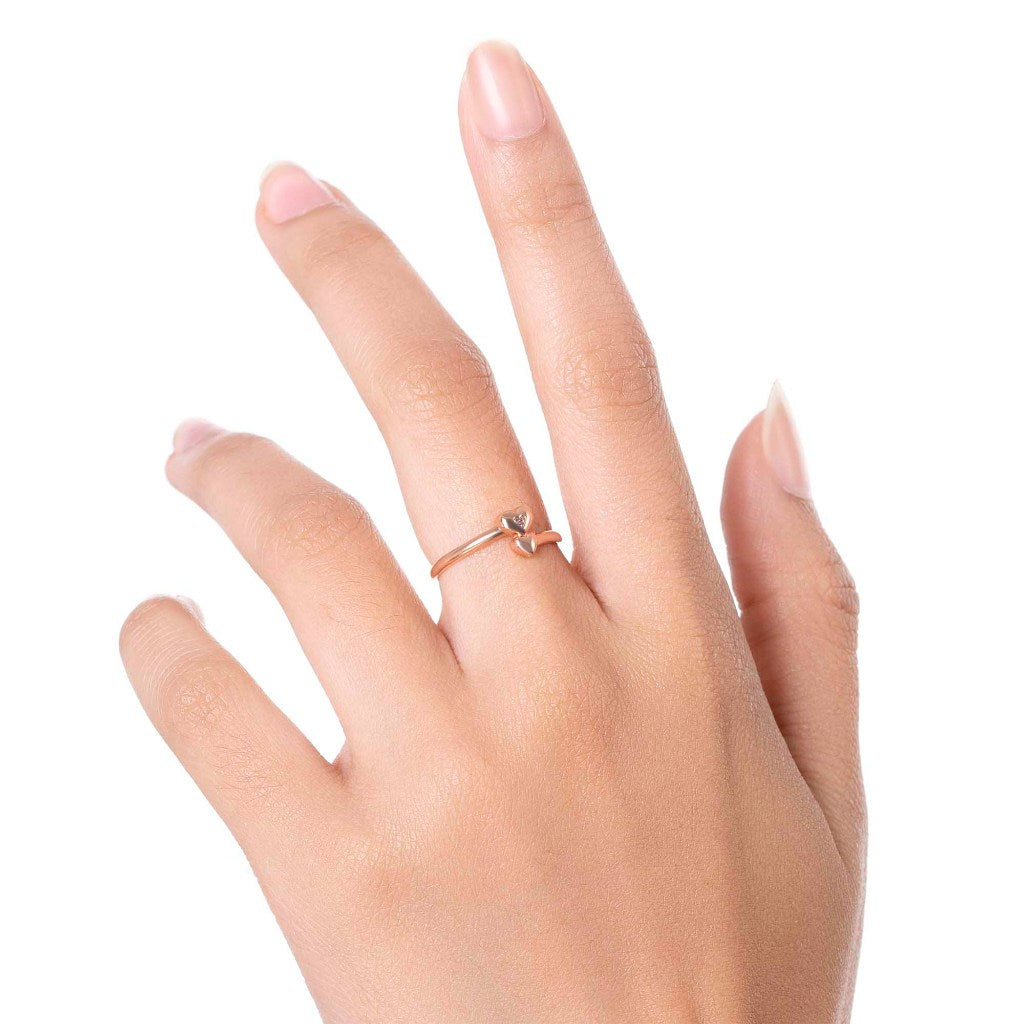 Cincin Emas 8K - Vira Gold Ring - Brianeta Collection - Juene Jewelry