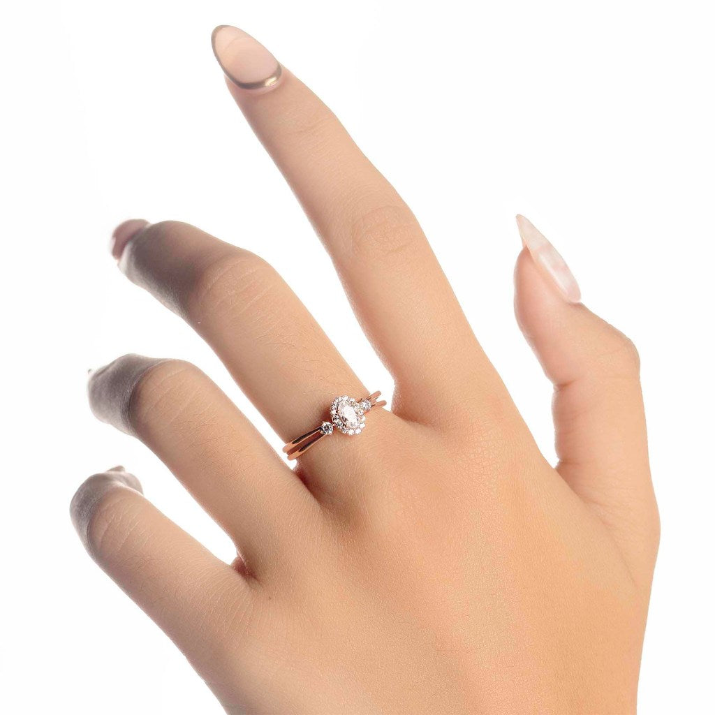 Cincin Emas 8k - Maza Gold Ring - Tally Collection - Juene Jewelry