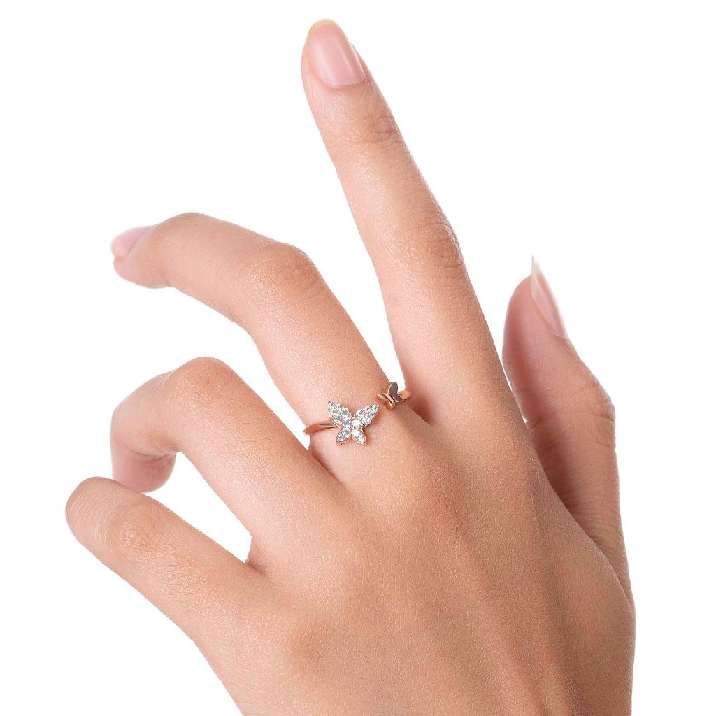 Cincin Emas 8K - Camila Gold Ring - Brianeta Collection - Juene Jewelry