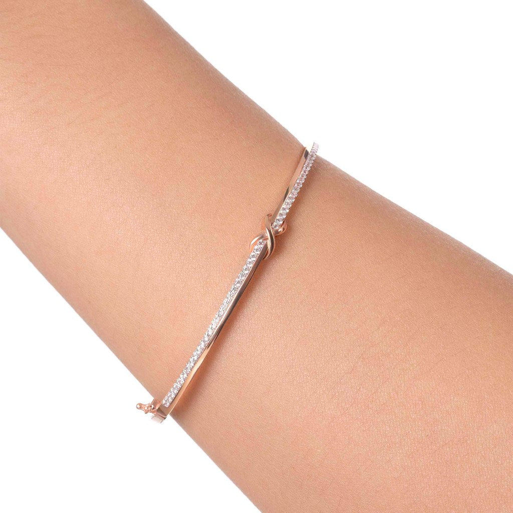 Gelang Emas 8K - Rika Gold Bangle - Brianeta Collection - Juene Jewelry