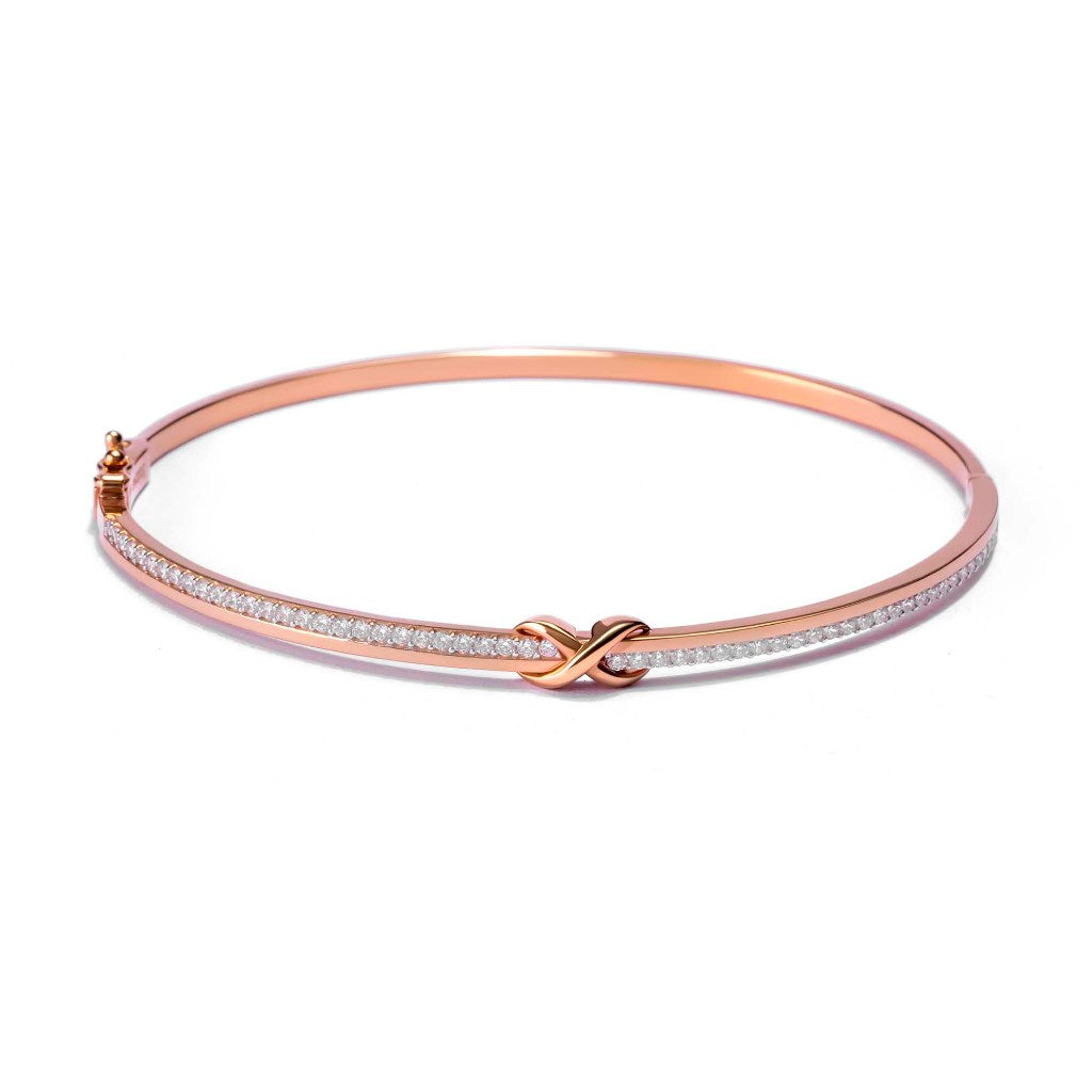 Gelang Emas 8K - Rika Gold Bangle - Brianeta Collection - Juene Jewelry