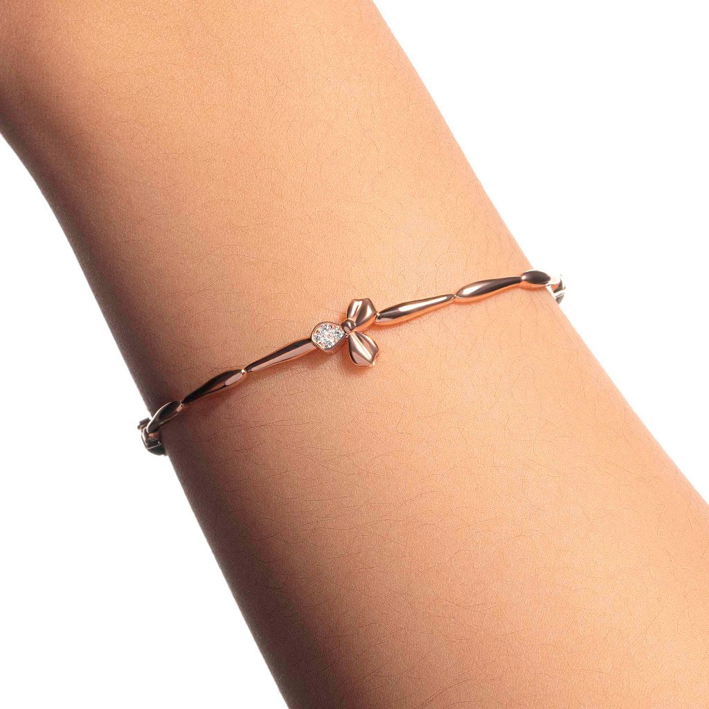 Gelang Emas 7k - Kana Gold Bangle - Armore Collection - Juene Jewelry