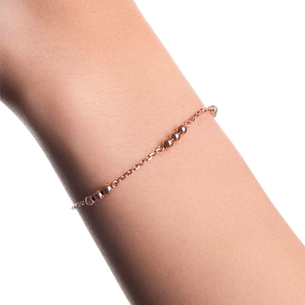 Gelang Serut Emas 8k - Zoey Gold Bracelet - Fiora Collection - Juene Jewelry