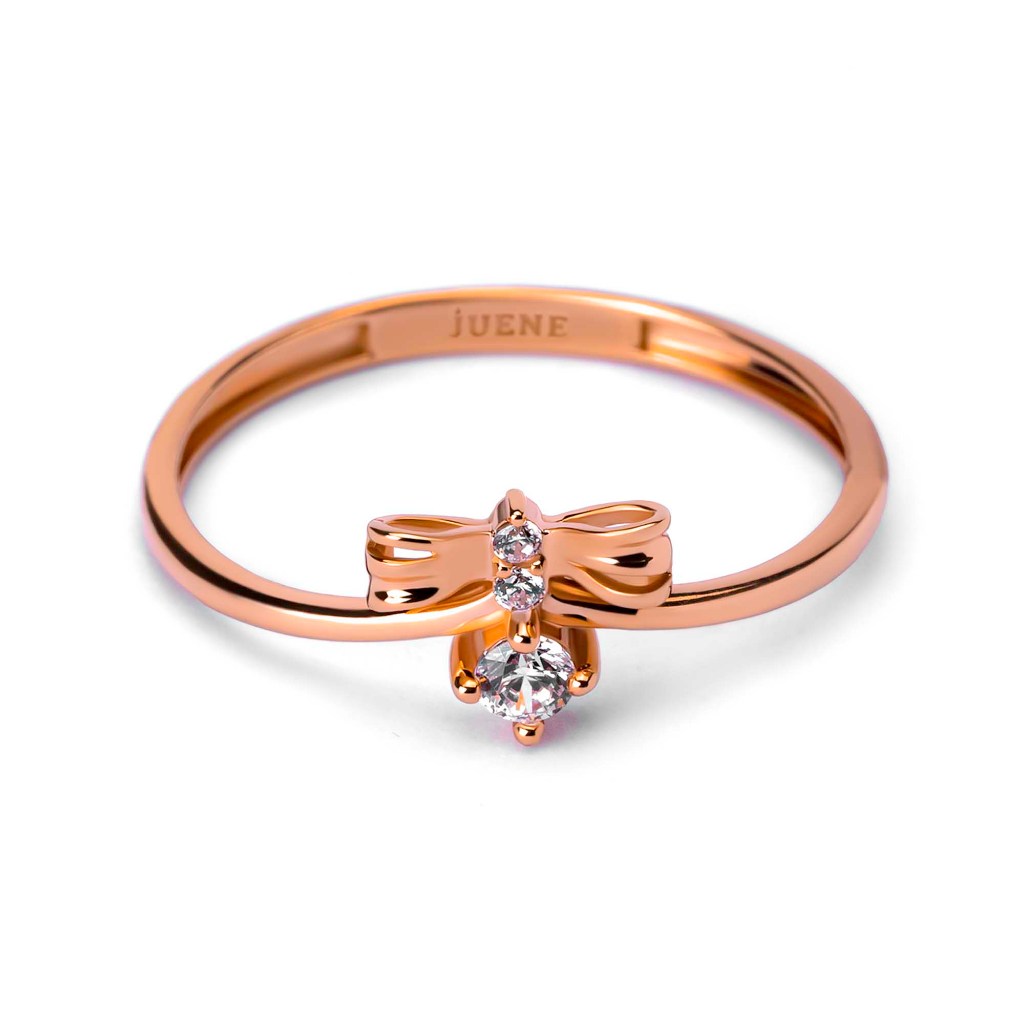 Cincin Emas 8k - Rane Gold Ring - Tally Collection - Juene Jewelry