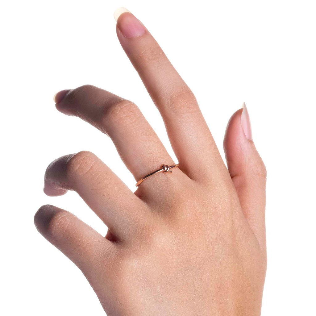 Cincin Emas 8k - Cenia Gold Ring - Tally Collection - Juene Jewelry