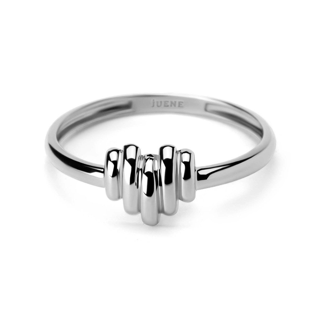 Cincin Emas 8k - Berta Gold Ring - Tally Collection - Juene Jewelry