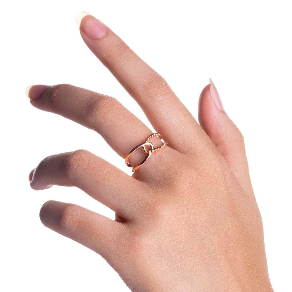 Cincin Emas 8k - Pingka Gold Ring - Tally Collection - Juene Jewelry