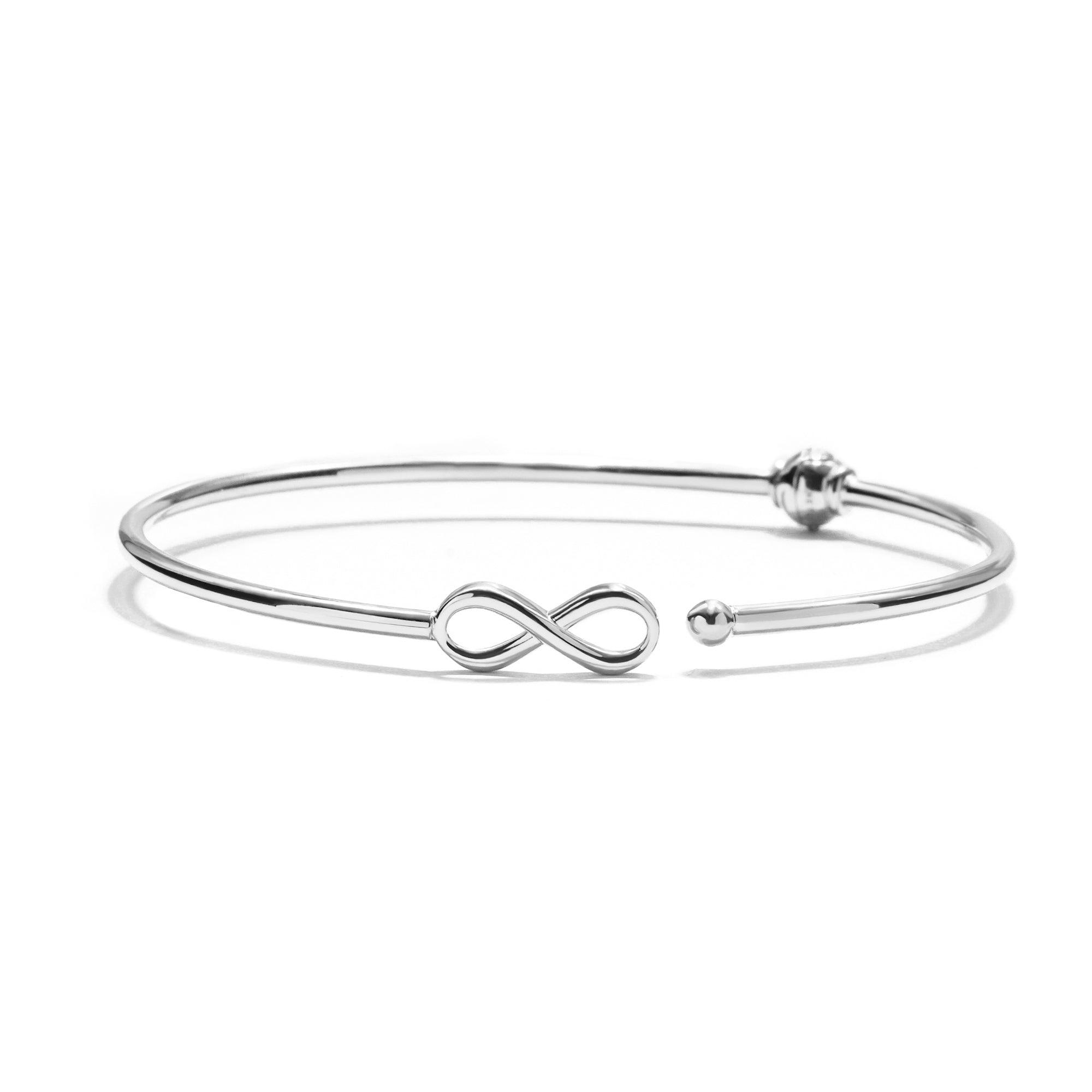 Infinity Gold Bangle - Twine Collection