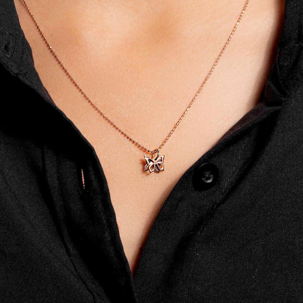 Kalung Emas 7k - Shayla Gold Necklace - Armore Collection - Juene Jewelry - Juene