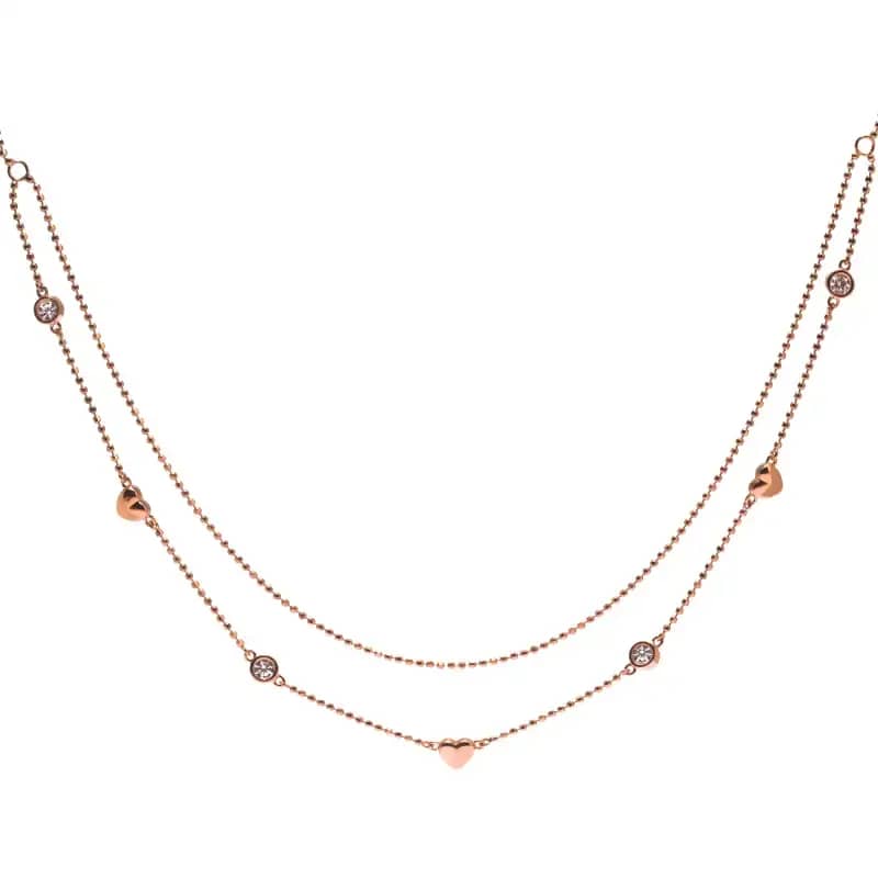 Kalung Emas 7k - Syara Gold Necklace - Luxxe 03 Collection - Juene Jewelry - Juene