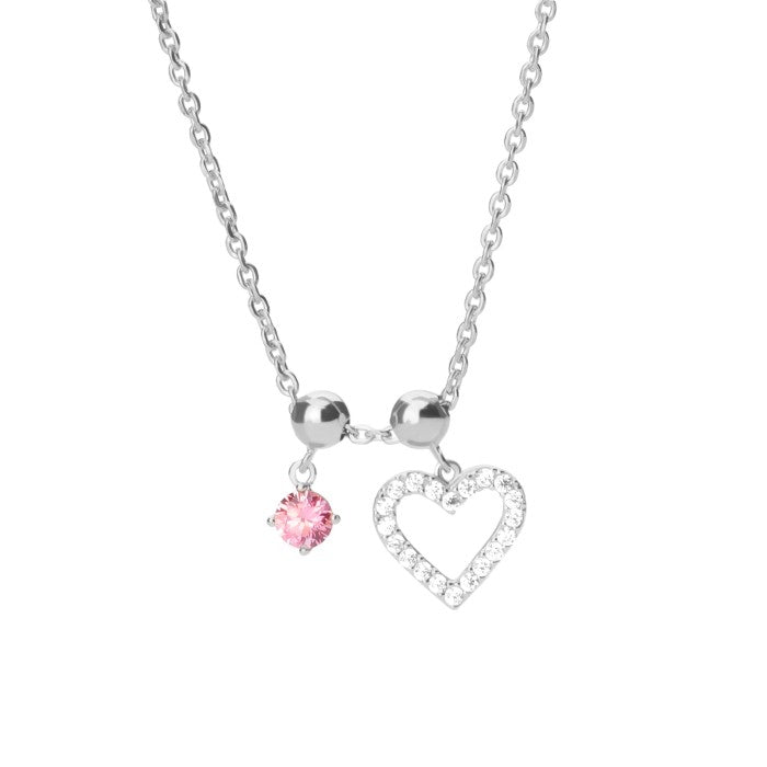 Kalung Rantai Emas 7k - Blushing Heart Gold Necklace - The Shades Collection - Juene Jewelry