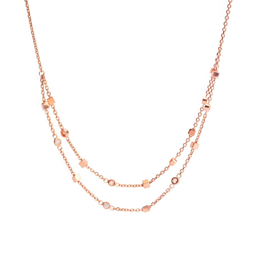Kalung Serut Emas 7k - Arina Gold Necklace - Adorn Collection - Juene Jewelry - Juene