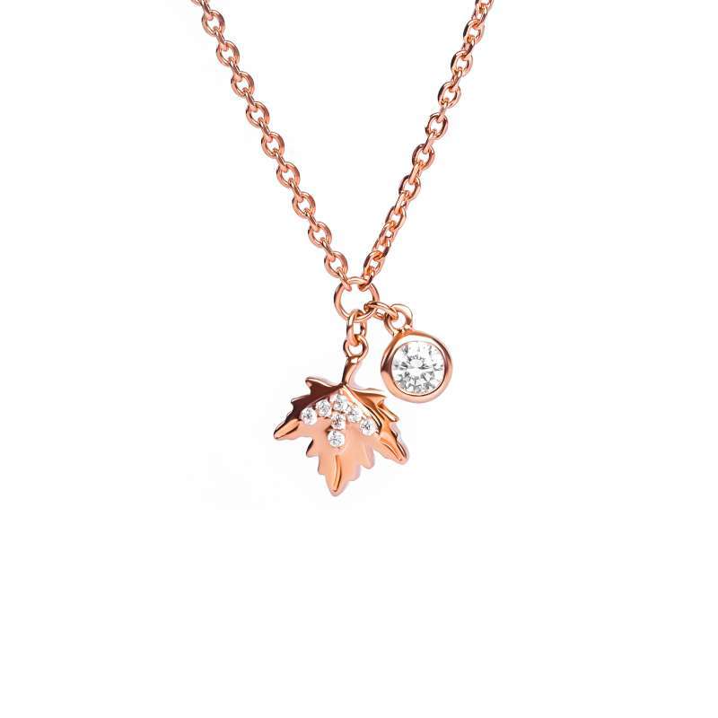 Kalung Serut Emas 7k Autumn Gold Necklace Garden Collection