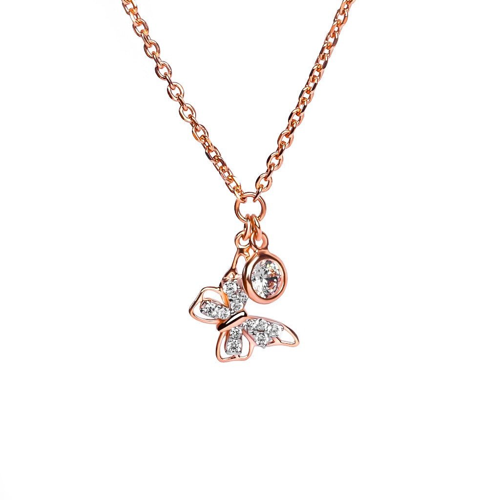 Kalung Serut Emas 7k - Camila Gold Necklace - Garden Collection - Juene Jewelry - Juene