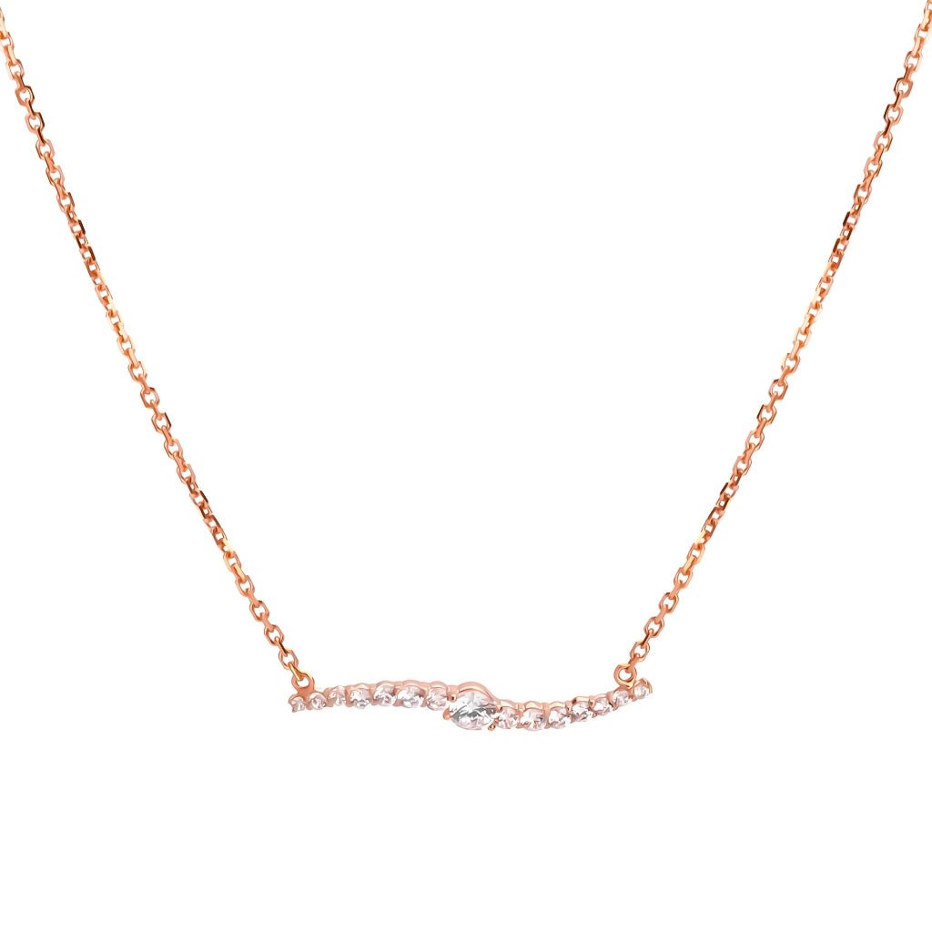 Kalung Serut Emas 7k - Emilia Gold Necklace - Eternal Collection - Juene Jewelry - Juene