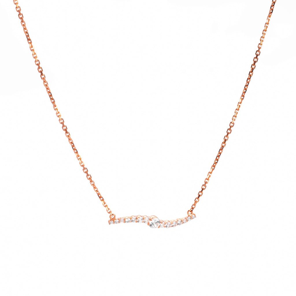Kalung Serut Emas 7k - Emilia Gold Necklace - Eternal Collection - Juene Jewelry - Juene