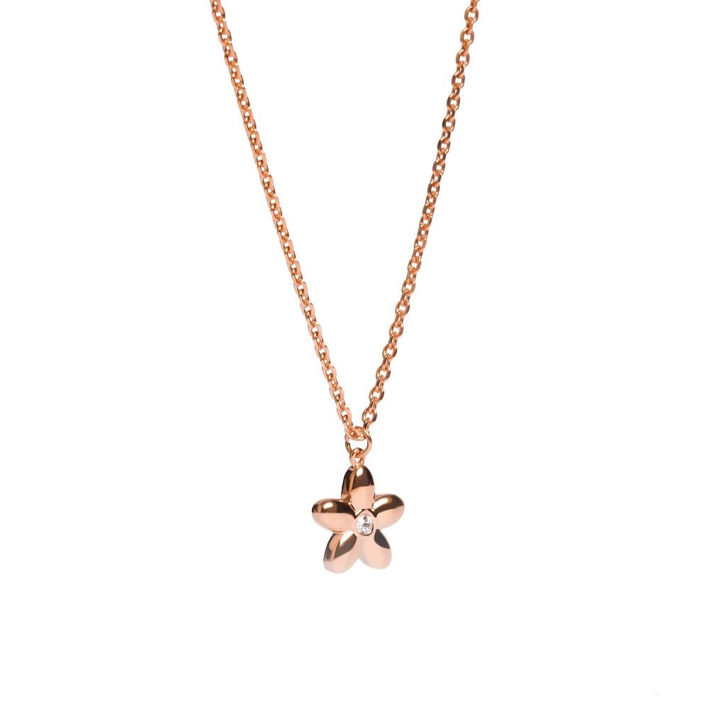 Kalung Serut Emas 7k - Florka Gold Necklace - Luxia Collection - Juene Jewelry - Juene