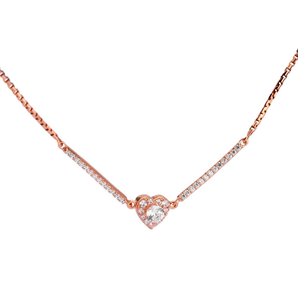 Kalung Serut Emas 7k - Heart Gold Necklace - Avelia Collection - Juene Jewelry - Juene