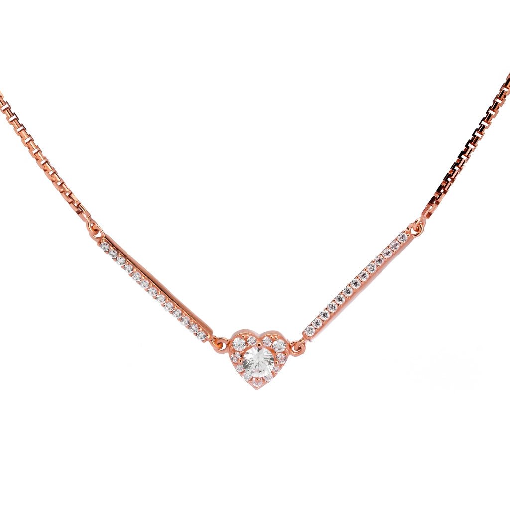 Kalung Serut Emas 7k - Heart Gold Necklace - Avelia Collection - Juene Jewelry - Juene