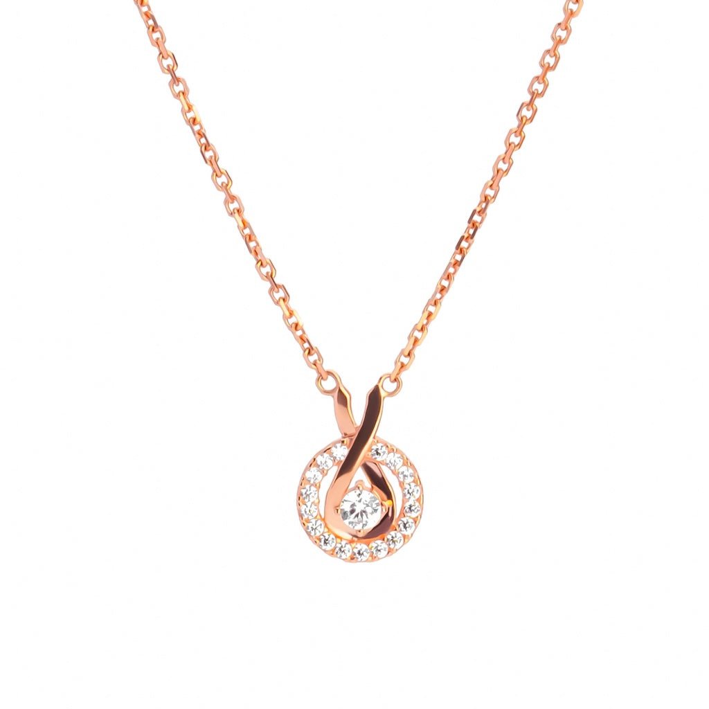Kalung Serut Emas 7k - Light Gold Necklace - Eternal Collection - Juene Jewelry - Juene
