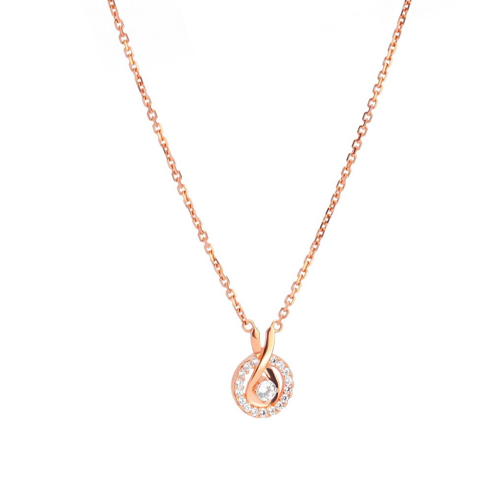 Kalung Serut Emas 7k - Light Gold Necklace - Eternal Collection - Juene Jewelry - Juene