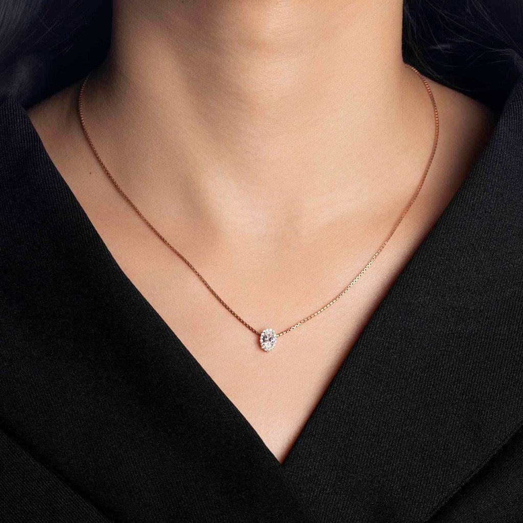 Kalung Serut Emas 7k - Maza Gold Necklace - Glacia Collection - Juene Jewelry - Juene