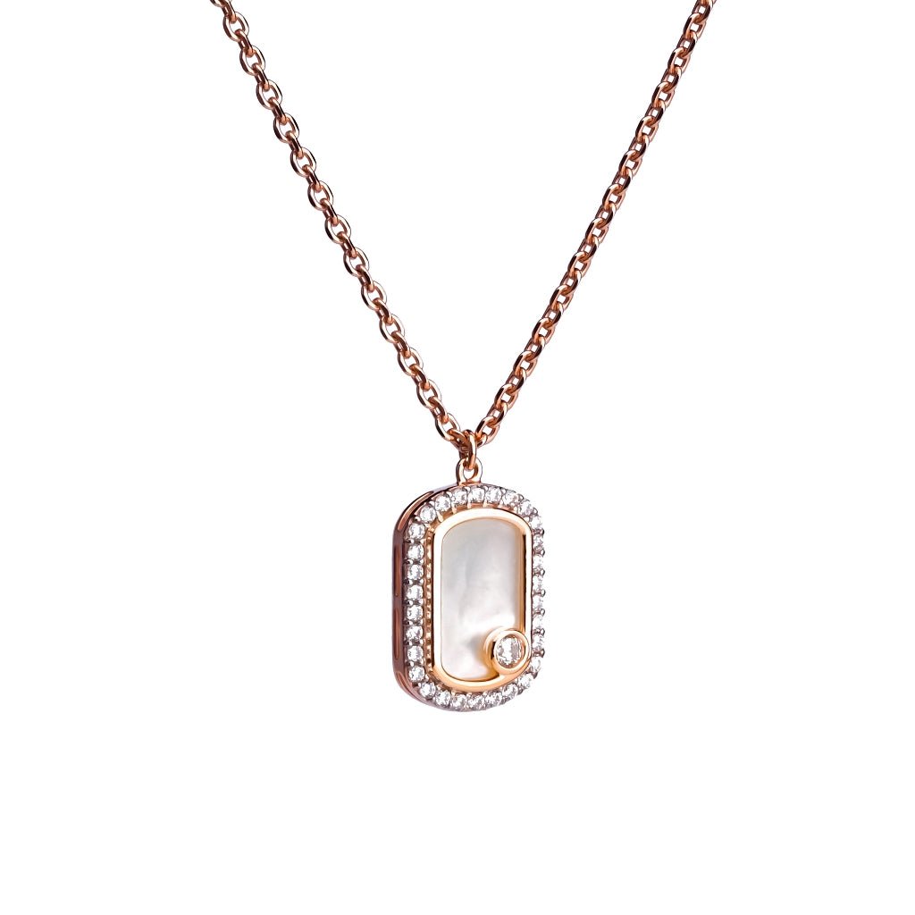 Kalung Serut Emas 7k - Metha Gold Necklace - Mother of Pearl Collection - Juene Jewelry - Juene