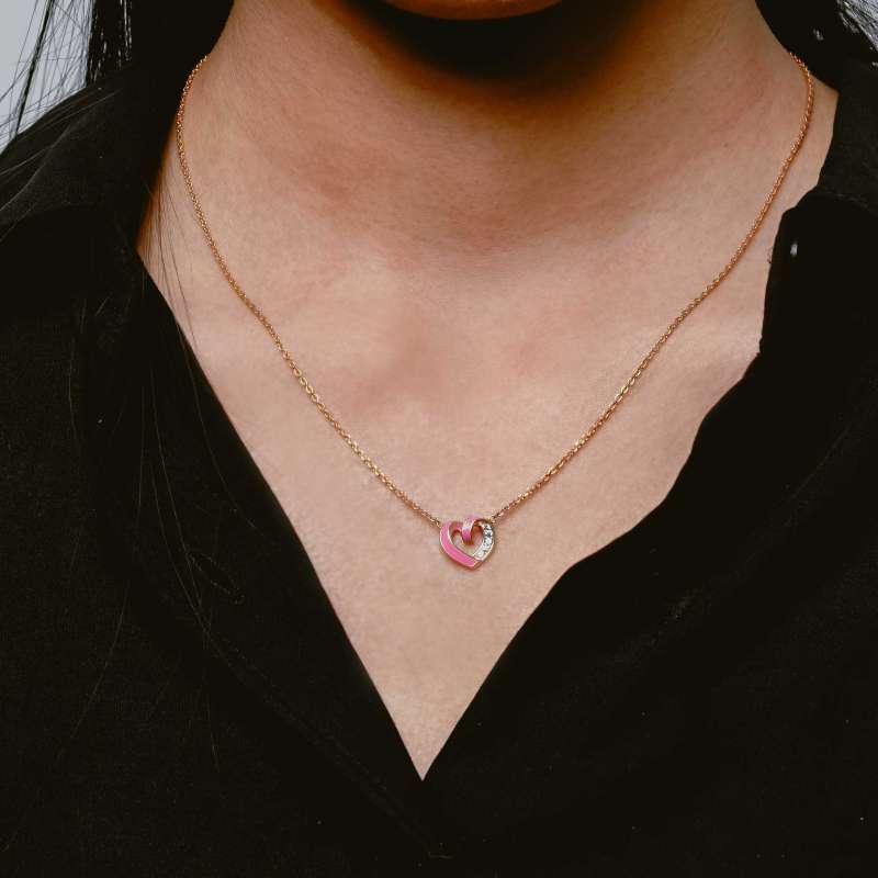 Kalung Serut Emas 7k - Oline Gold Necklace - Cherish Collection - Juene Jewelry - Juene