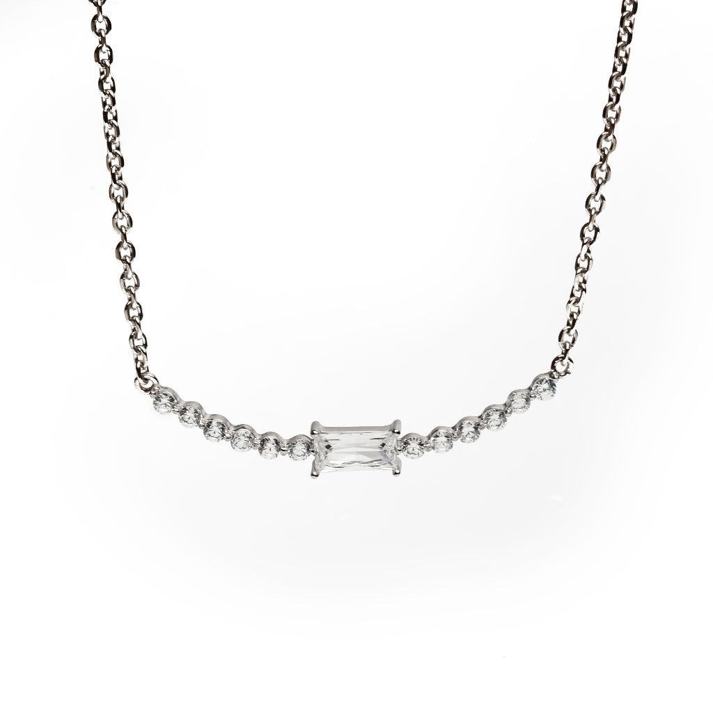 Kalung Serut Emas 7k - Sage Gold Necklace - Quadra Collection - Juene Jewelry - Juene