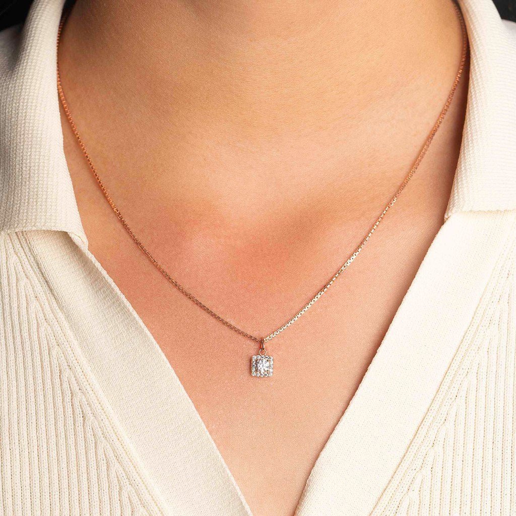 Kalung Serut Emas 7k - Senti Gold Necklace - Avelia Collection - Juene Jewelry - Juene