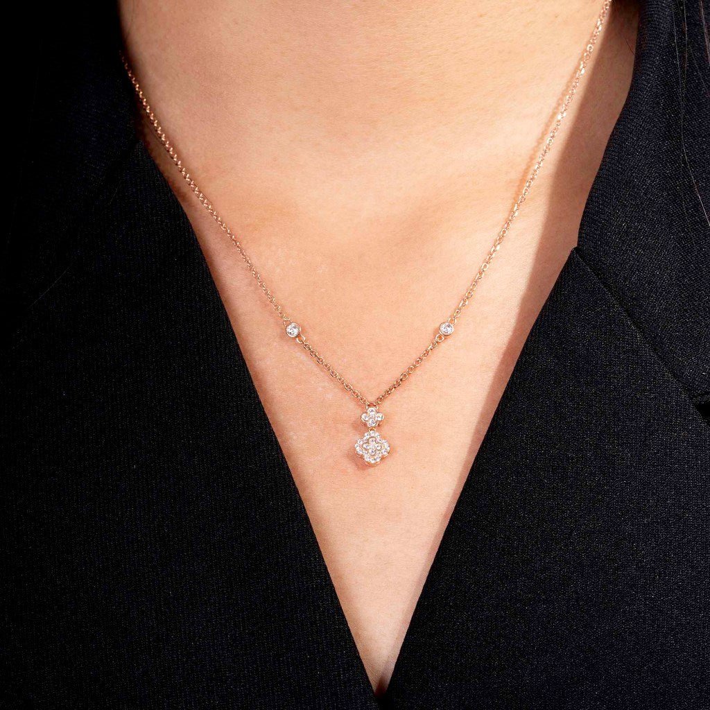 Kalung Serut Emas 8K - Glory Gold Necklace - Brianeta Collection - Juene Jewelry - Juene Jewelry