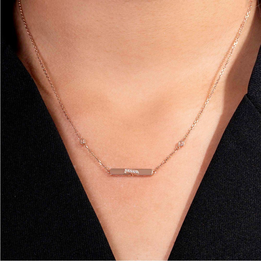 Kalung Serut Emas 8K - Malva Gold Necklace - Brianeta Collection - Juene Jewelry - Juene Jewelry