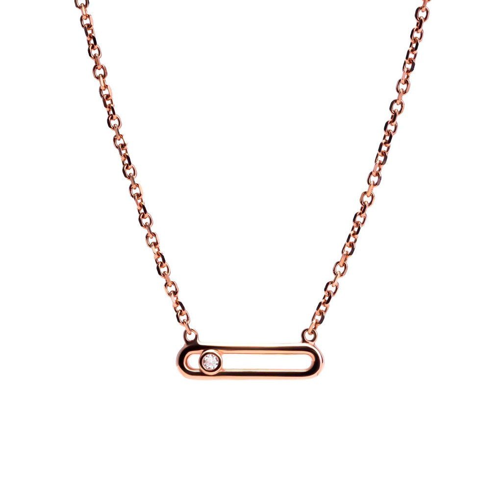 Kalung Serut Emas 8K - Raven Gold Necklace - Veya Collection - Juene Jewelry - Juene