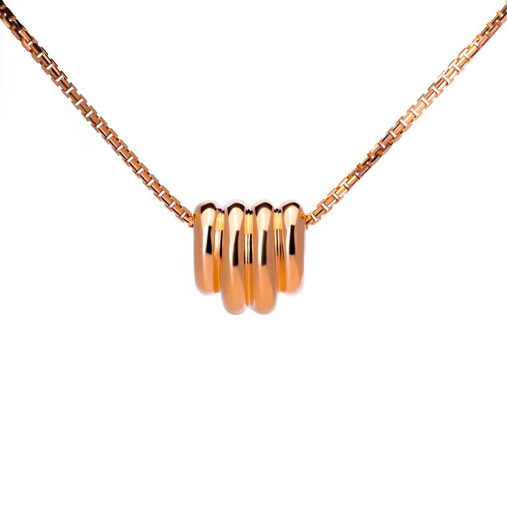 Kalung Serut Emas 8k - Runa Gold Necklace - Tally Collection - Juene Jewelry - Juene Jewelry