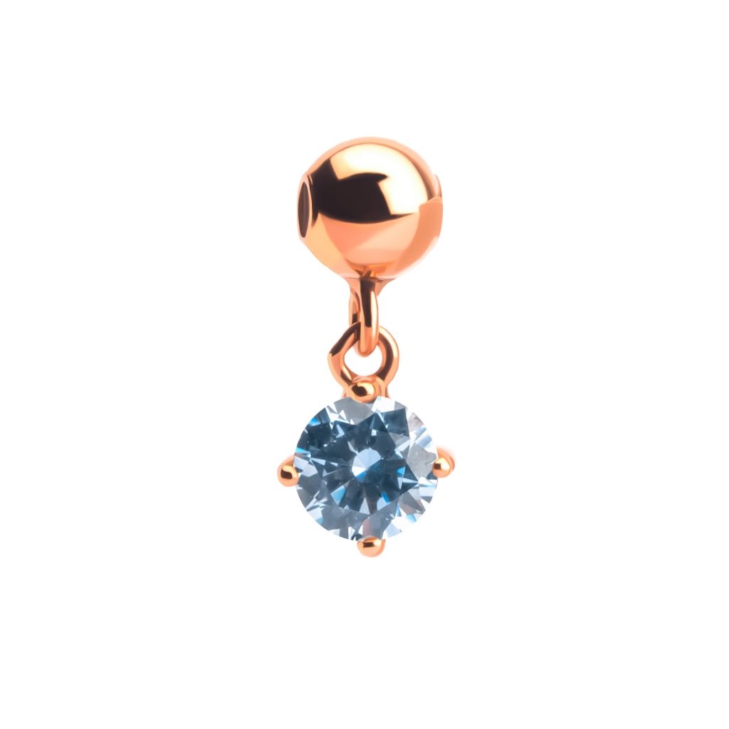 Liontin Emas 7k - Aqua Gold Charm - Luxxe 02 Collection - Juene Jewelry - Juene