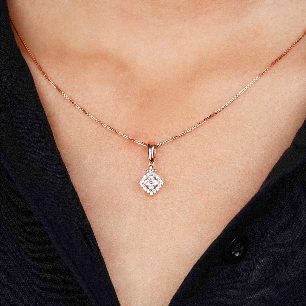 Liontin Emas 7k - Asha Gold Pendant - Dazzling Juene Collection - Juene Jewelry - Juene