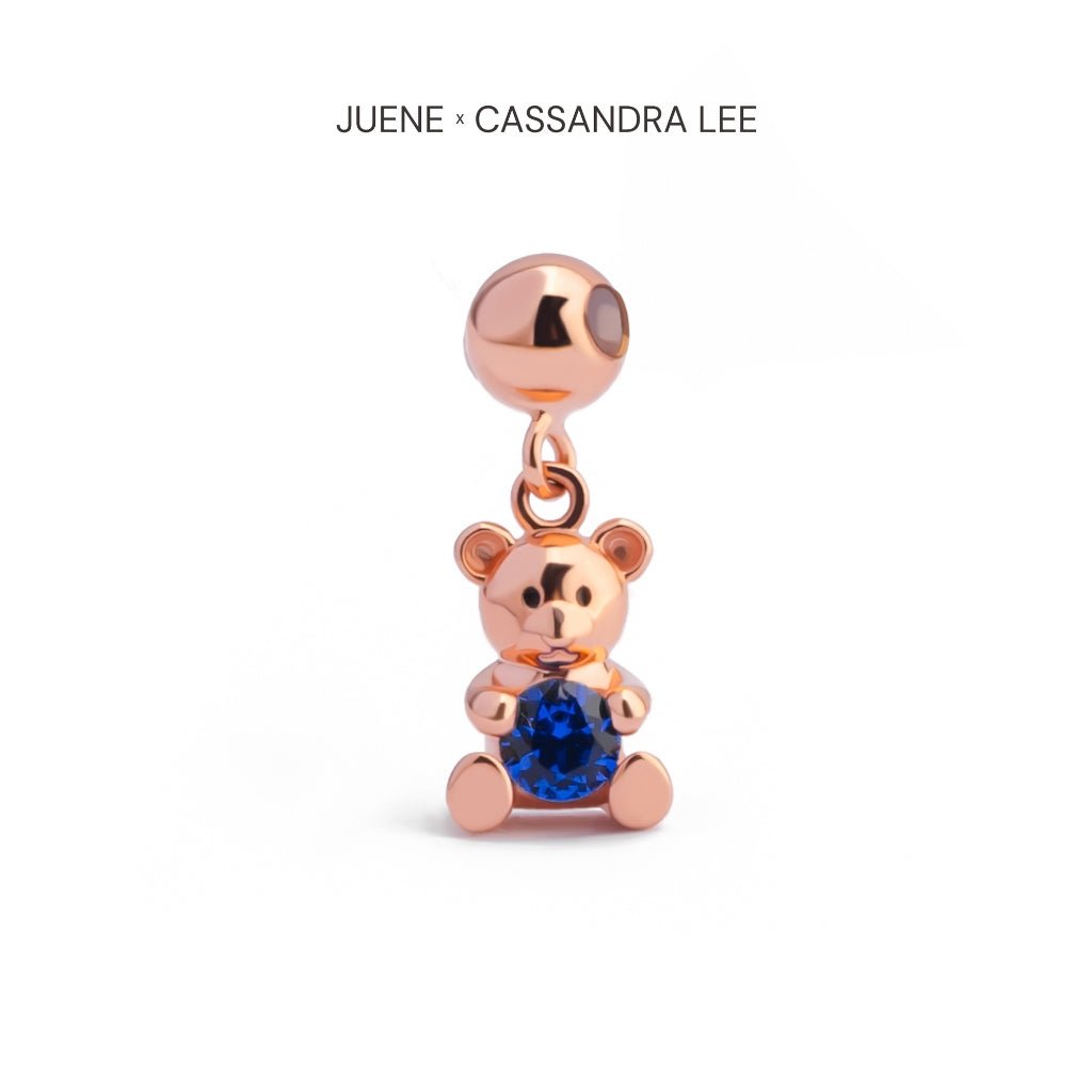 Liontin Emas 7k - Bear Gold Charm - With Love Collection - Cassandra Lee x Juene Jewelry - Juene