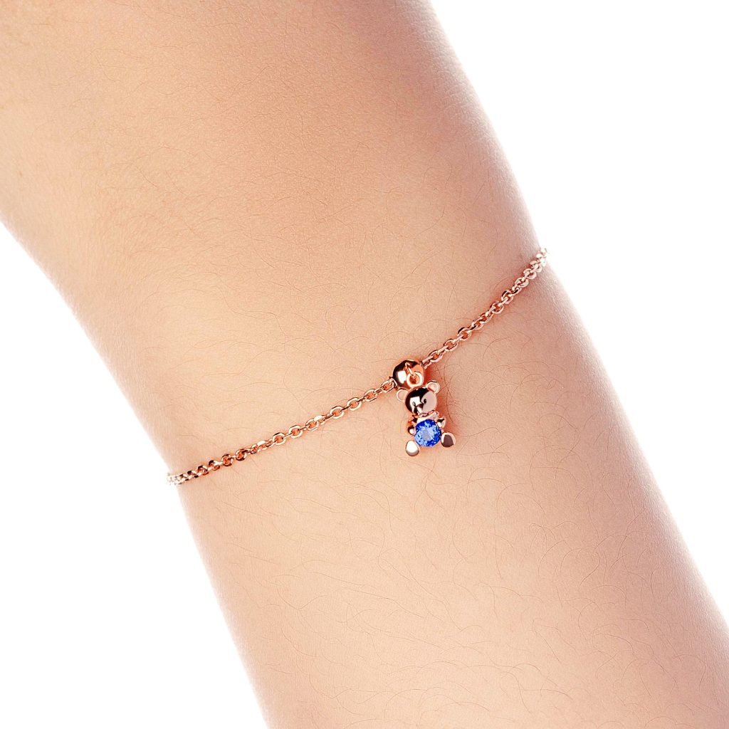 Liontin Emas 7k - Bear Gold Charm - With Love Collection - Cassandra Lee x Juene Jewelry - Juene
