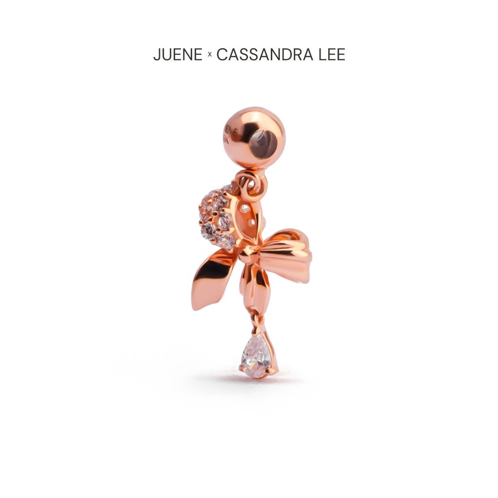 Liontin Emas 7k - Bells Gold Charm - With Love Collection - Cassandra Lee x Juene Jewelry - Juene