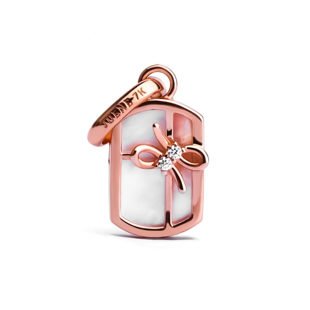 Liontin Emas 7k - Oliver Gold Pendant - Mother of Pearl Collection - Juene Jewelry - Juene