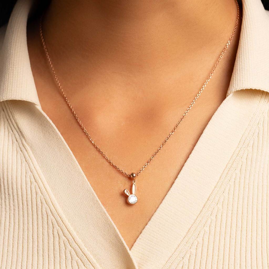 Liontin Emas 7k - Rabbit Gold Charm - Velina Collection - Juene Jewelry - Juene