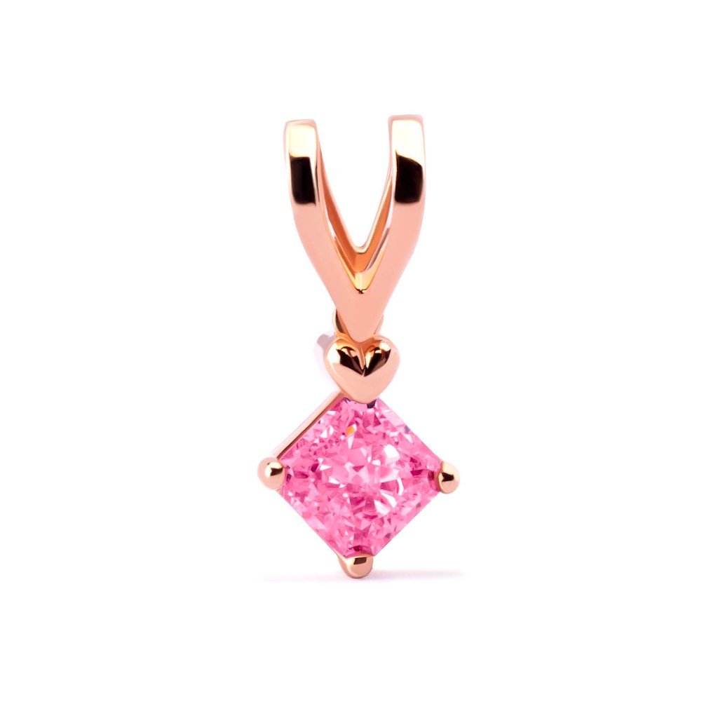 Liontin Emas 7k - Rosette Gold Pendant - Pinky Crush Collection - Juene Jewelry - Juene
