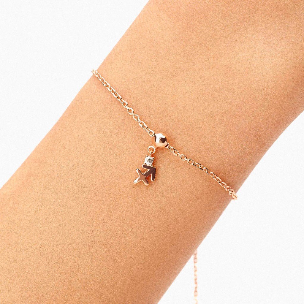 Liontin Emas 7k - Sagitarius Gold Charm - Luxxe 01 Collection - Juene Jewelry - Juene
