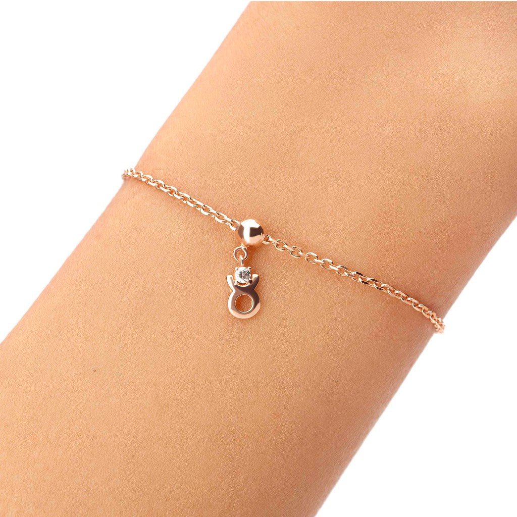 Liontin Emas 7k - Taurus Gold Charm - Luxxe 01 Collection - Juene Jewelry - Juene