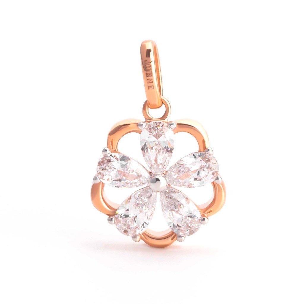 Liontin Emas 7k - Tisa Gold Pendant - Dotsy Collection - Juene Jewelry - Juene