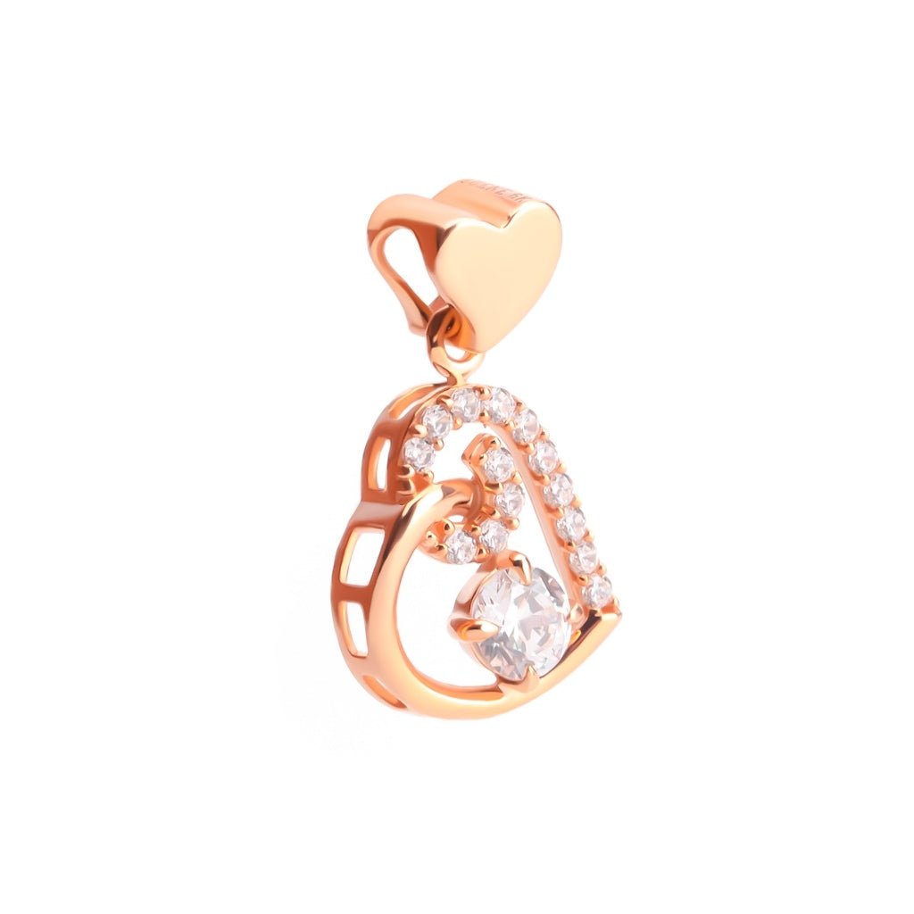 Liontin Emas 7k - Valentina Gold Pendant - Eternal Collection - Juene Jewelry - Juene